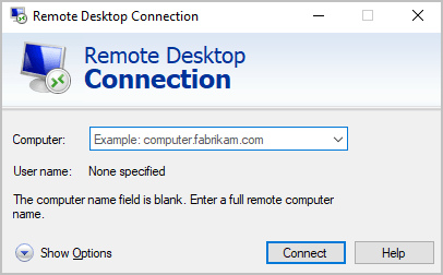 windows 10 rdp client not working