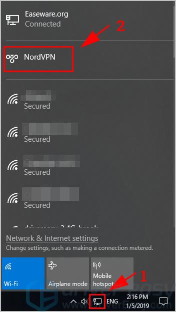 setting up nordvpn for windows 10