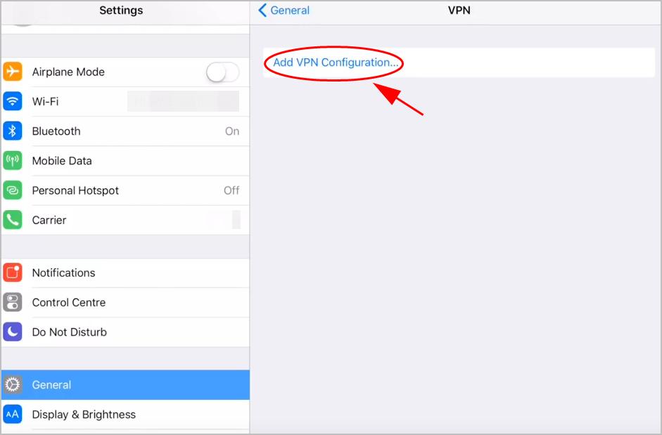 access vpn files on ipad