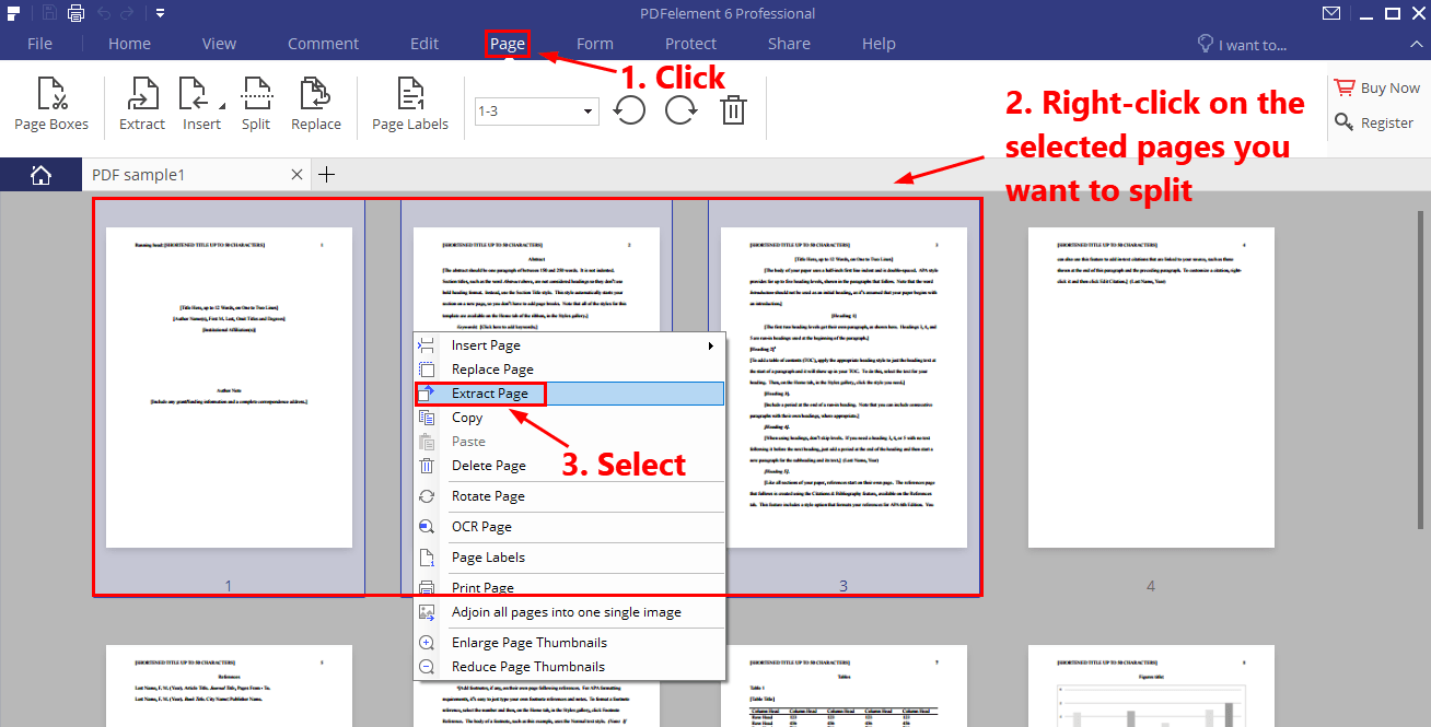 online double pdf pages separate