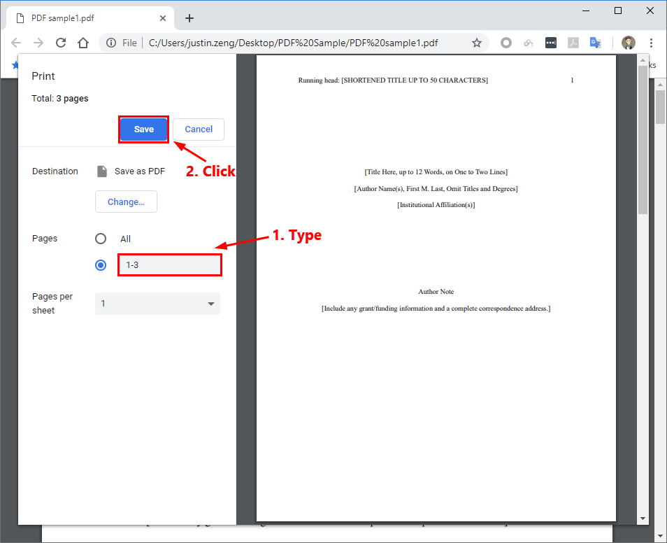 Split PDF - How to separate PDF pages