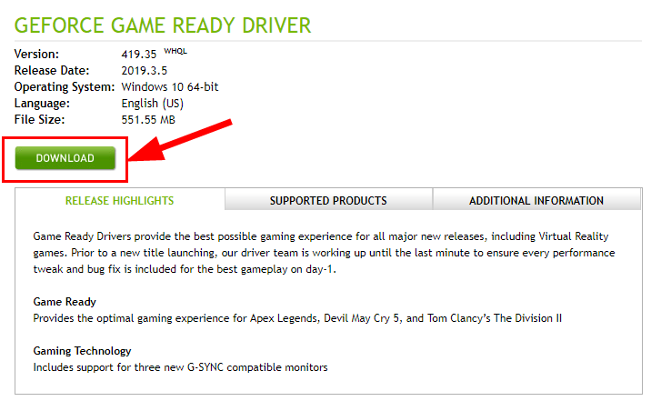 Gtx 1660 best sale ti driver