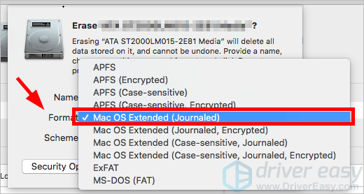 exfat or ms-dos fat for mac and windows