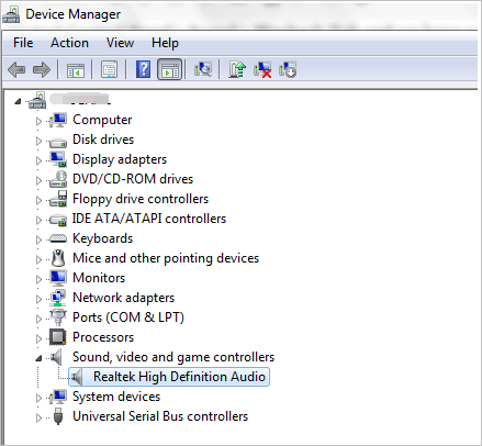 usb audio driver windows 10 realtek