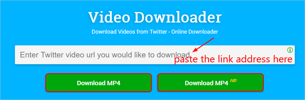 Twitter Video Downloader - Download Twitter video to mp4