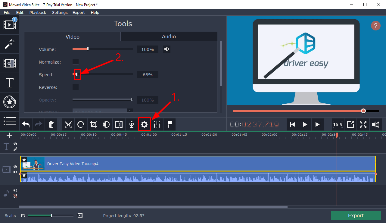 Мовави как уменьшить картинку в видео