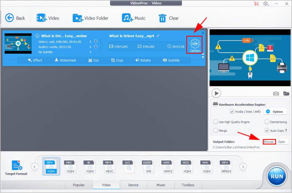 ffmpeg convert webm to mp4