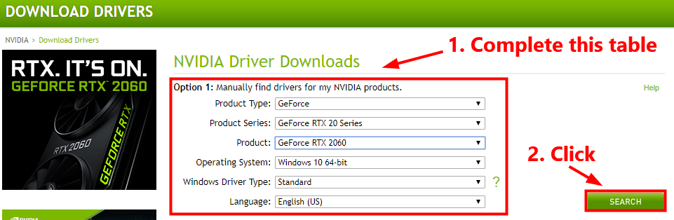 spredning prins Målestok Latest RTX 2060 Driver Download for Windows 11, 10, 8, 7 - Driver Easy