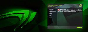 nvidia installer cannot continue fix