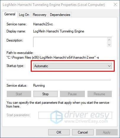 Solved How To Solve Hamachi Service Stopped Error Driver Easy