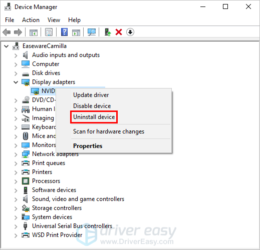 How To Use The Windows 10 Device Manager To Update Your Drivers Driver Easy