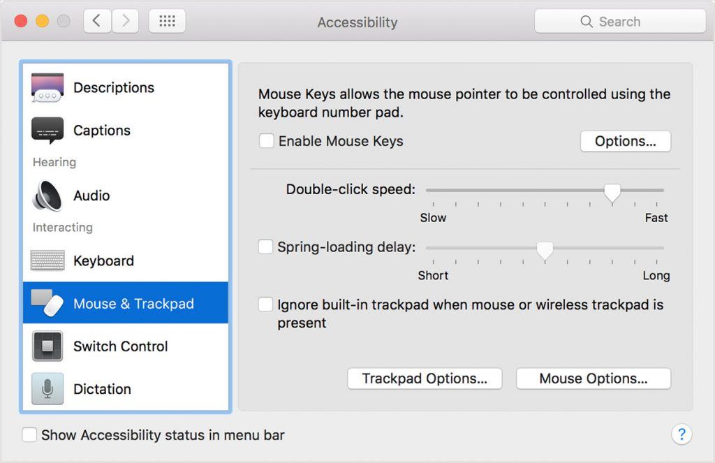 anydesk mac mouse not working