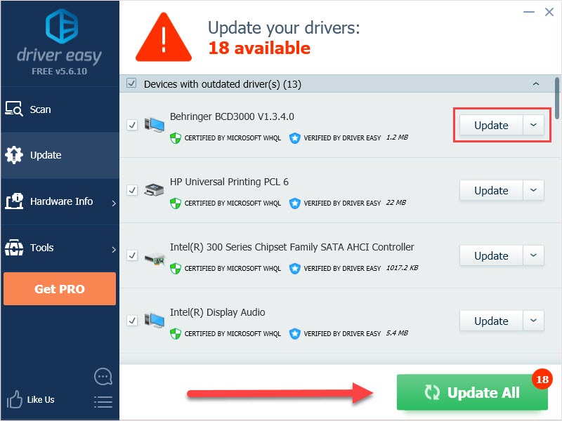 promethean usb audio driver