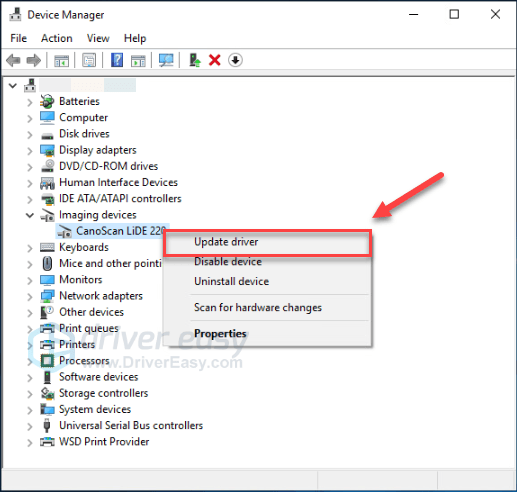 [Solved] CanoScan LiDE 220 driver issues - Driver Easy