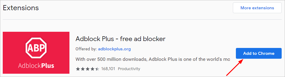 ad blocker google chrome store