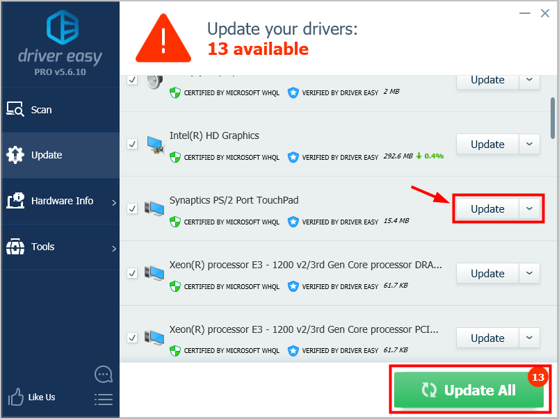 A synaptics driver is required for reflashing что делать