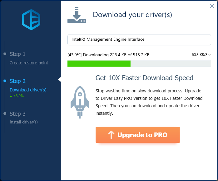 after downloading drivers using driver easy how to insrtall