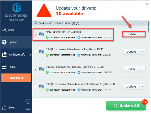 free driver updates for windows 10 dell monitor e173fp