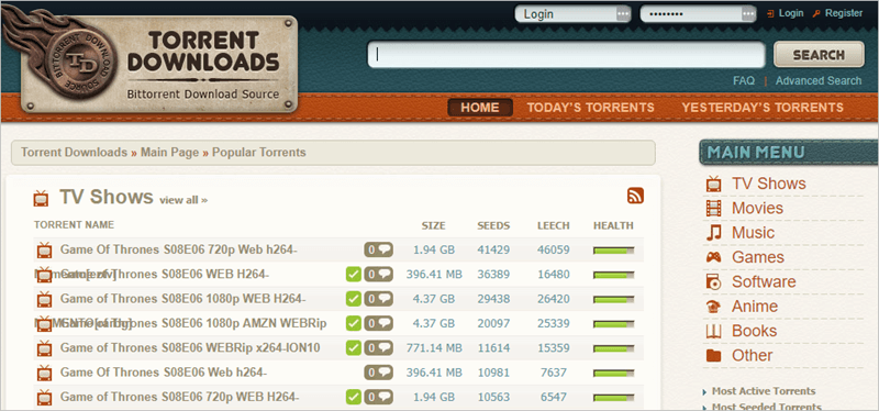 The best 10 torrent sites in 2023 - Most in world - Easy