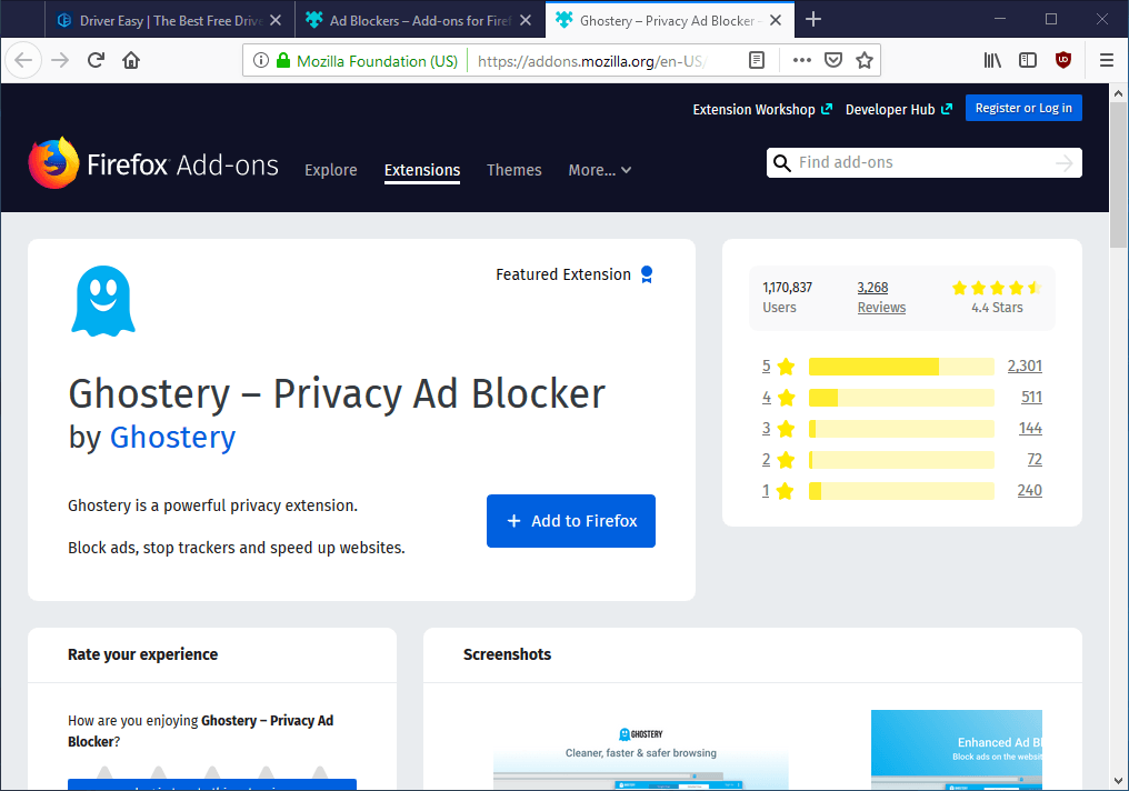 does adblock ultimate block youtube ads
