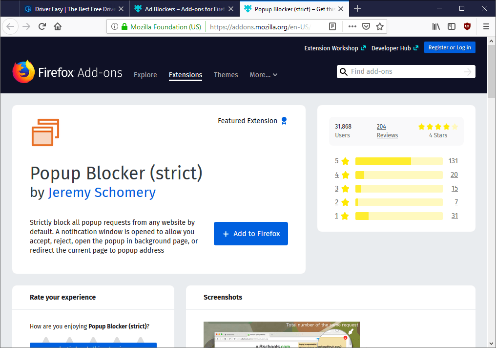 popup and ad blocker for firefox