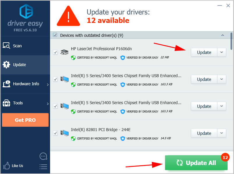 hp laserjet p2035n offline in windows 7 driver