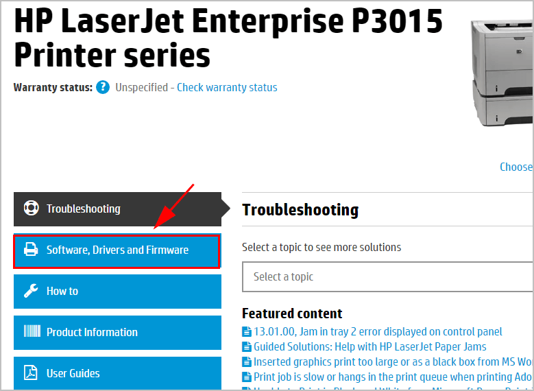 laserjet p3015 driver