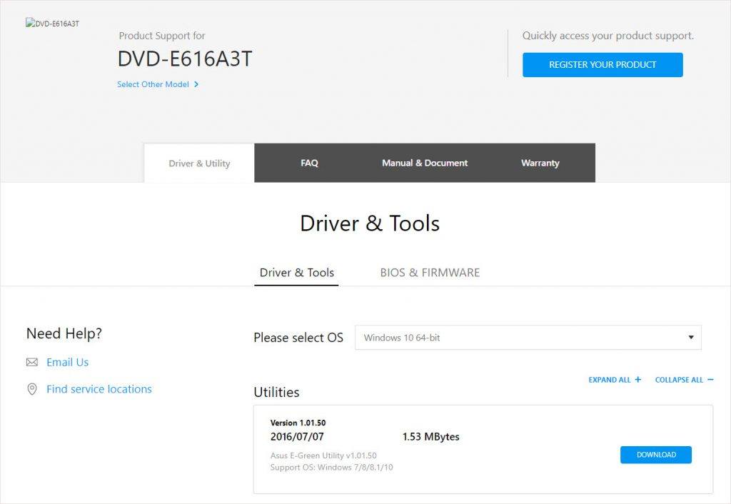 Download Asus Dvd Driver Driver Easy