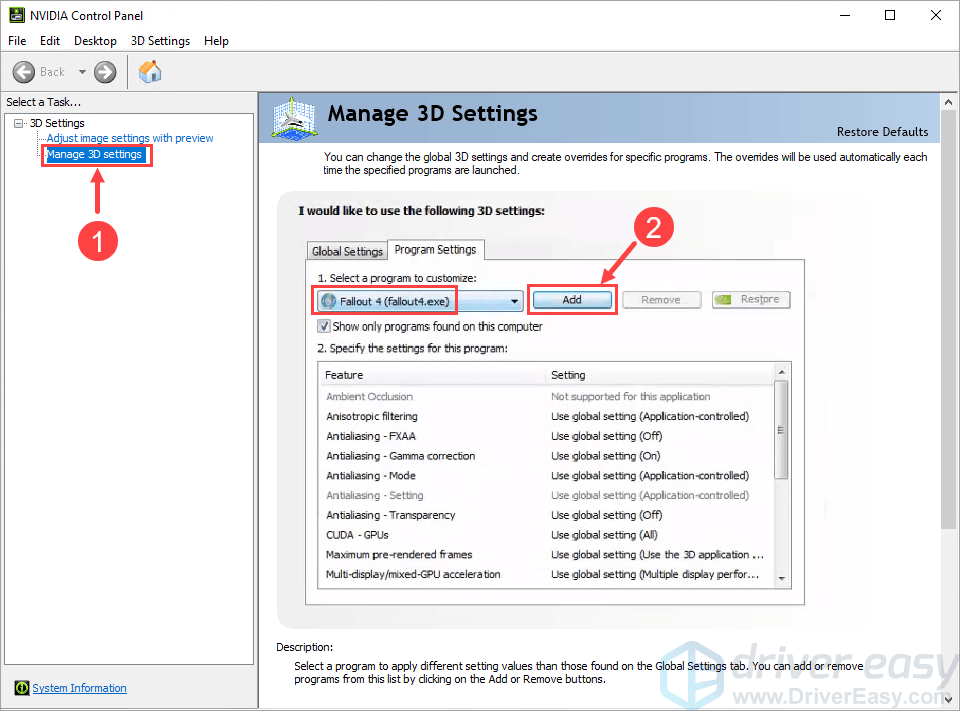 fallout 4 nvidia 3d settings