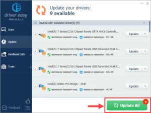intel cpu driver updates