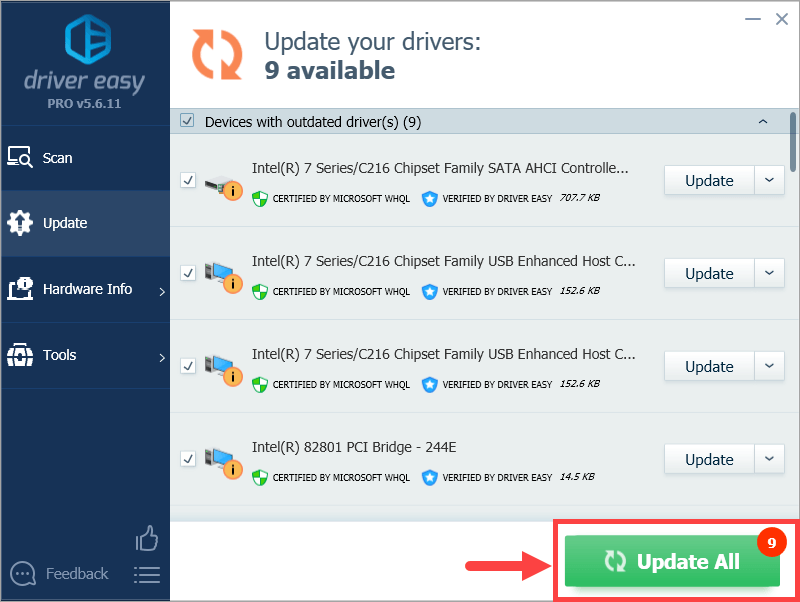 intel c216 chipset driver