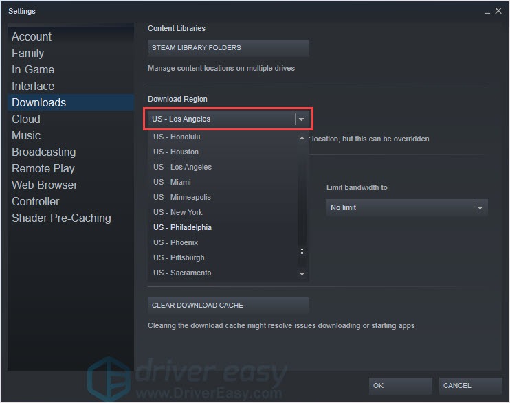 Steam Download Slow: How to Fix it - Driver Easy