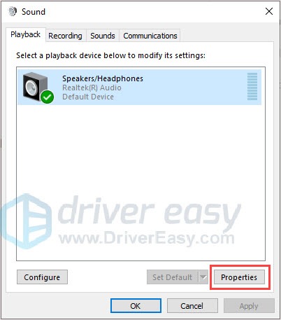 windows 10 audio enhancements tab missing