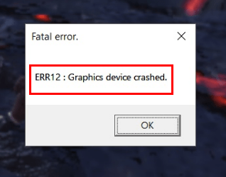 Solved Err12 Graphics Device Crashed Monster Hunter World Driver Easy