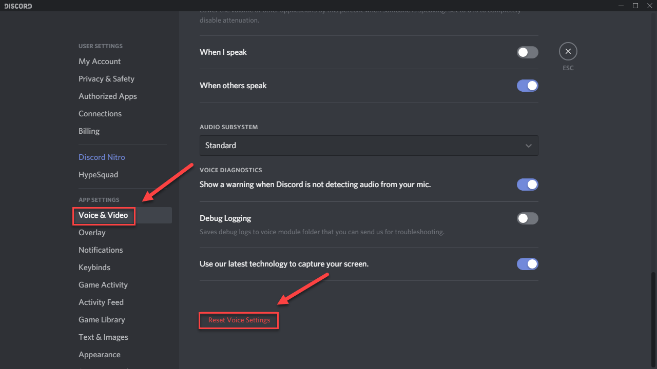 how to turn off someone screen sharing discord