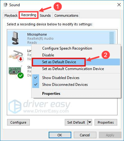 SOLVED CS GO Mic Not Working Driver Easy