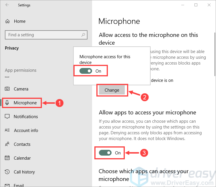 turn on microphone windows 10 lenovo z50