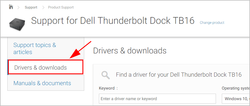 Dell Thunderbolt Dock Tb16 Drivers Download Update Driver Easy