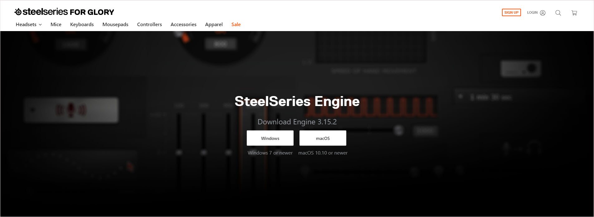 Steelseries artic 7 discount software