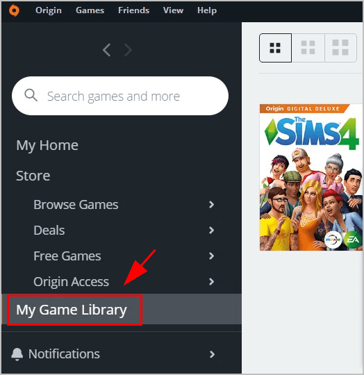 the sims 4 reloaded how to open origin