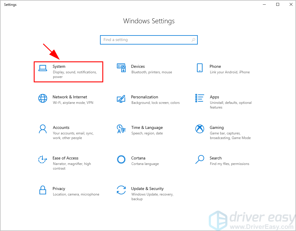 no advanced display settings windows 10