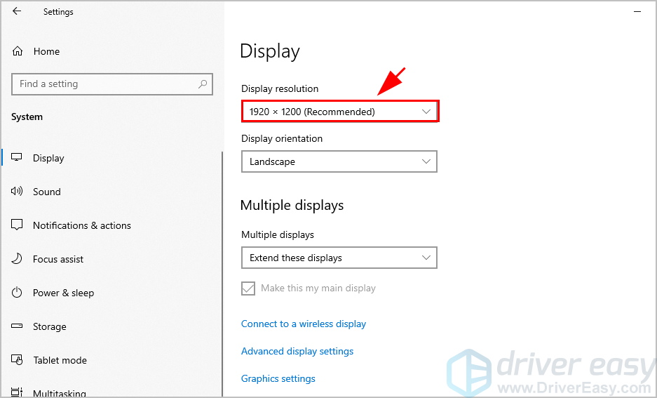 Fixed Monitor not displaying full screen Windows 10 Driver Easy