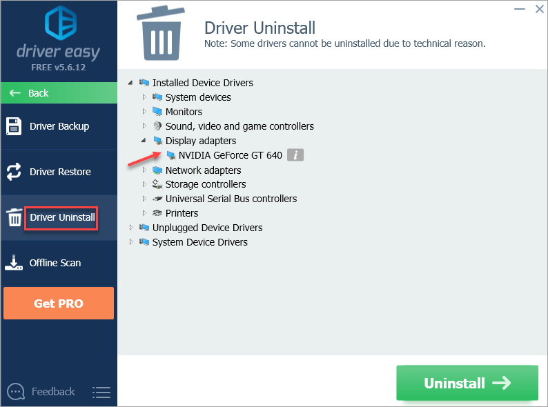 how to remove display driver uninstaller