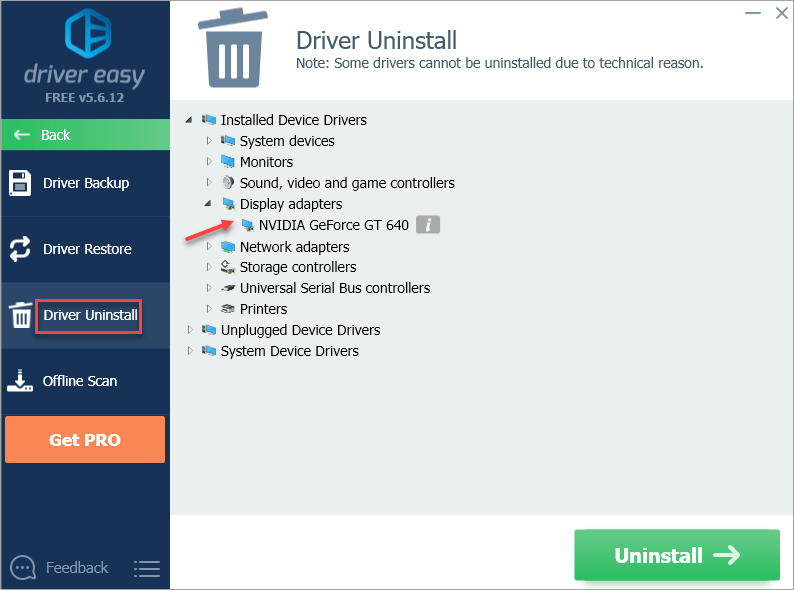 how to uninstall nvidia control panel windows 10