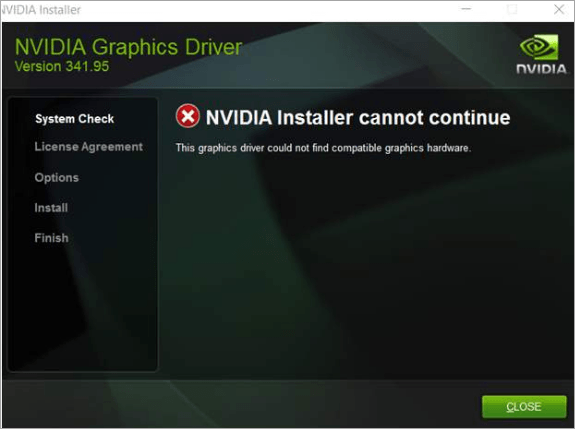 Ошибка nvidia geforce driver