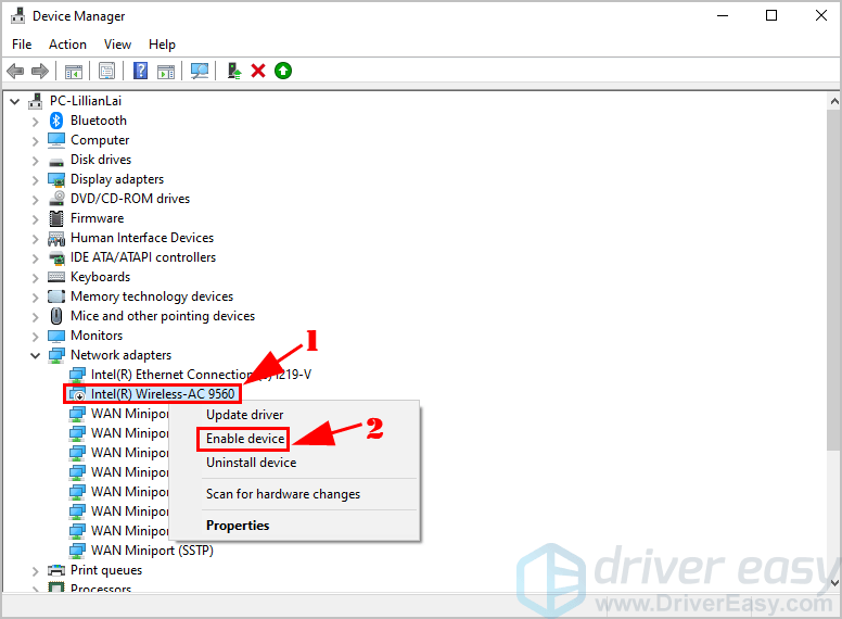 lenovo wireless device settings