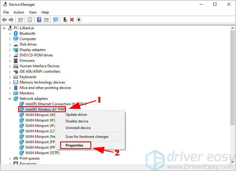 how to open lenovo wireless device settings
