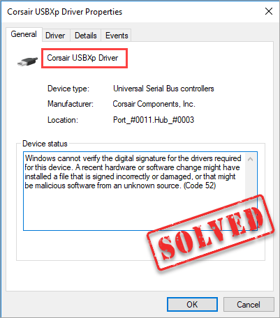 corsair link download failed no file