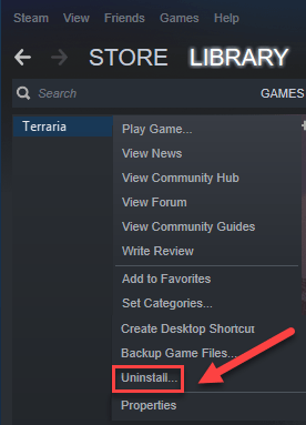 PC - Terraria will not fully download on Steam.