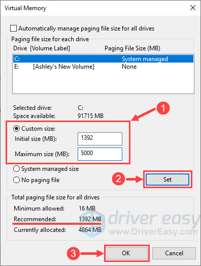 cant make ram disk higher than 4096